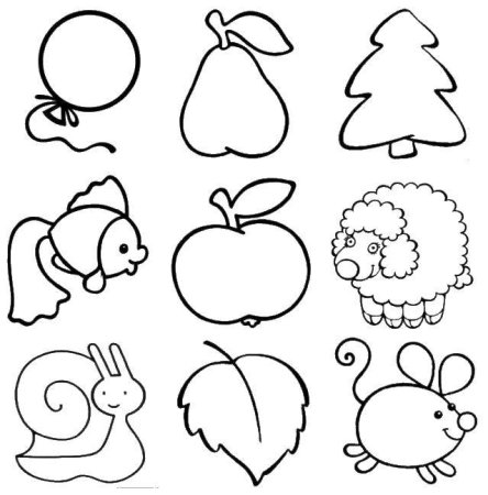 Маленькие раскраски