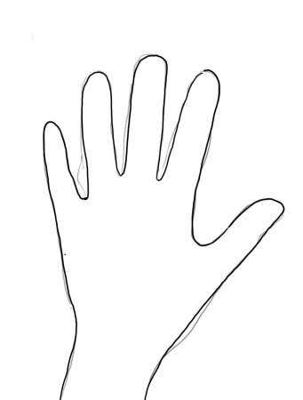 Шаблон руки