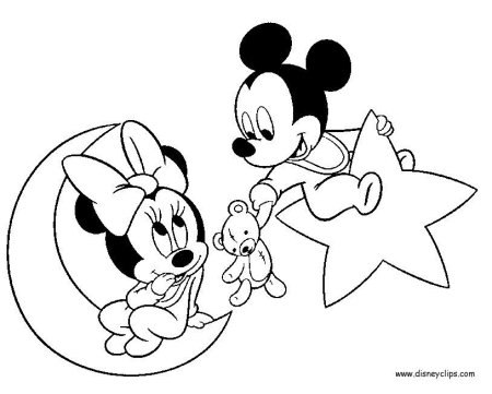 Герои Уолта Диснея раскраски