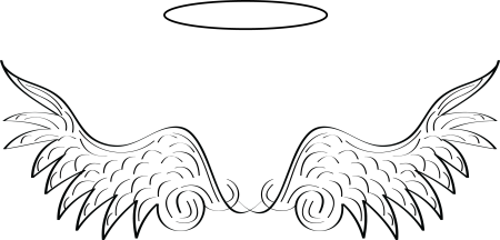 Крылья ангела вектор