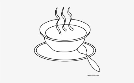 Суп раскраска для детей