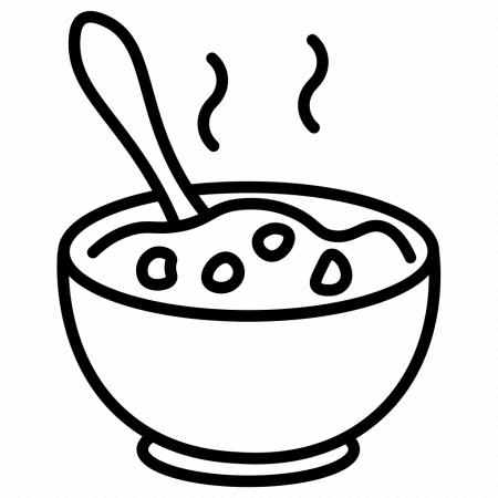 Тарелка с супом раскраска