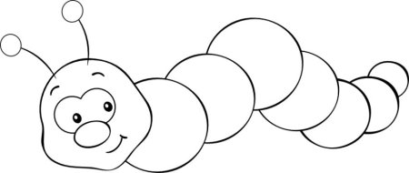 Рисование гусеницы