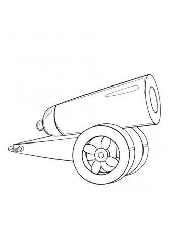 Раскраски пушки