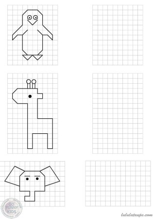 Рисунок по клеточкам для детей