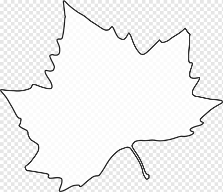 Листья контур