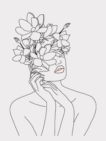 Очертания лица