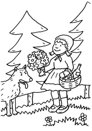 Шарль Перро красная шапочка волк