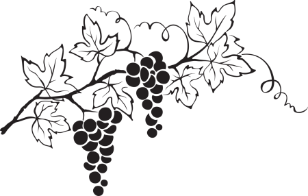 Трафарет Виноградная лоза