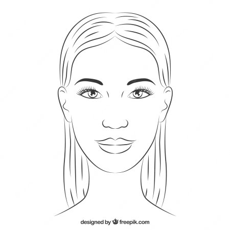 Овалы лица для рисования для детей