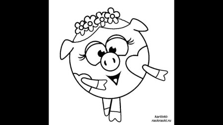 Раскраска «Смешарики»