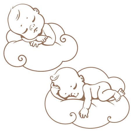 Трафареты для новорожденных