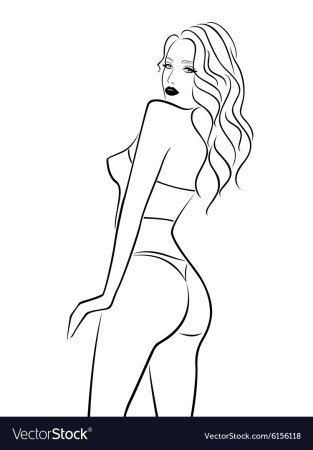 Очертаниедеввушки в полный рост