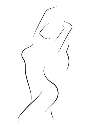 Очертания женского тела