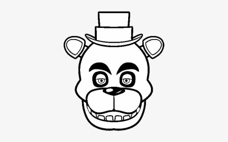 Раскраски АНИМАТРОНИКОВ Фредди фазбер