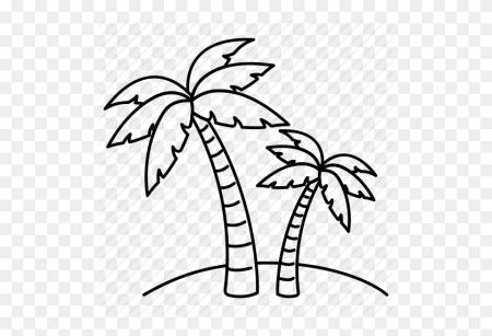 Пальма карандашом