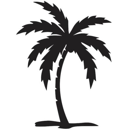 Пальма трафарет