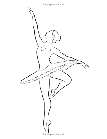 Балерина рисунок