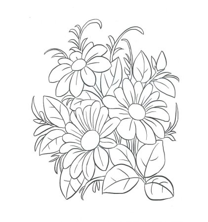 Жостовская роспись раскраска