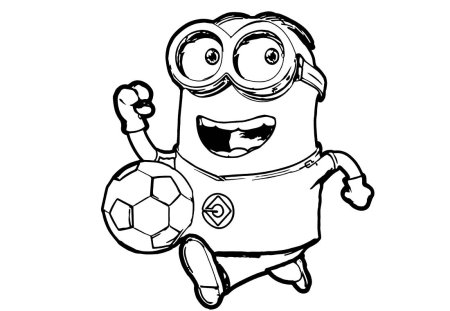 Раскраски Миньоны маленькие
