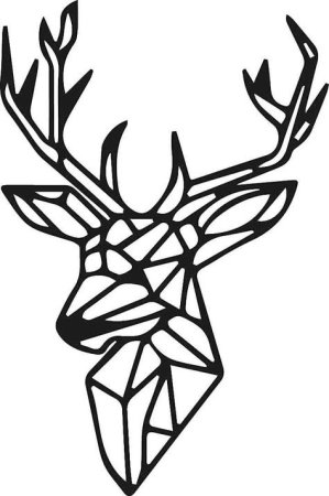 Графический олень