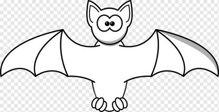 Трафарет летучей мыши для вырезания