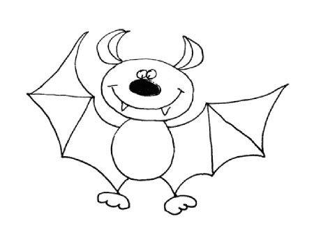 Летучая мышь силуэт