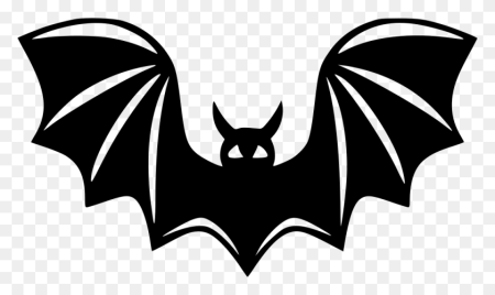 Раскраска летучая мышь на Хэллоуин