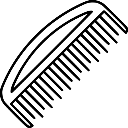 Раскраска расческа