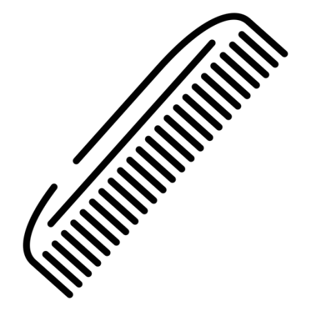 Расческа раскраска для детей