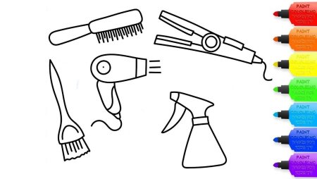 Рисование расческой