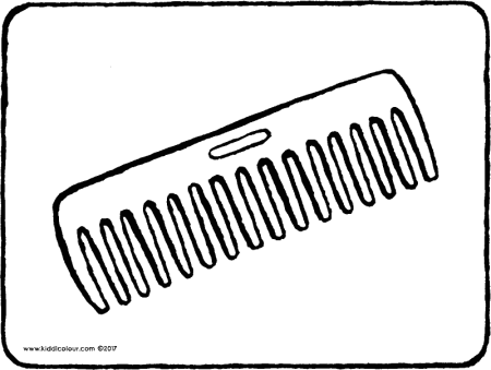 Трафарет ножницы и расческа для парикмахера