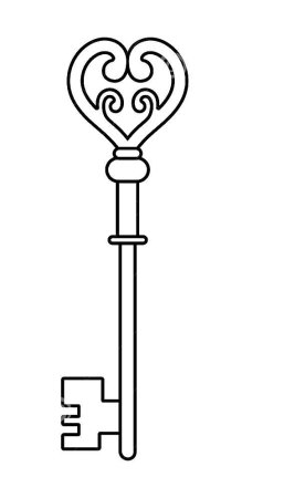 Ключ раскраска