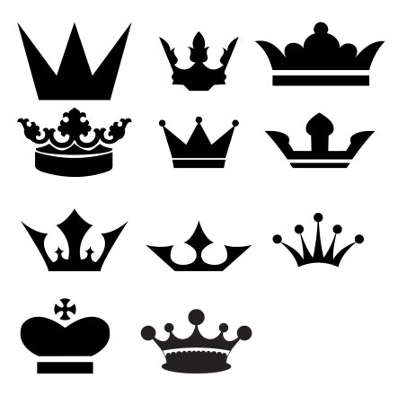 Корона контурный рисунок