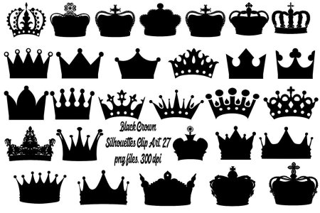 Корона для плоттера силуэт