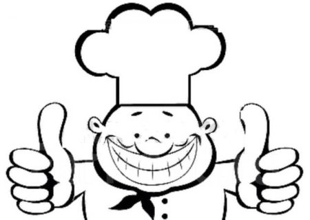 Трафарет повара