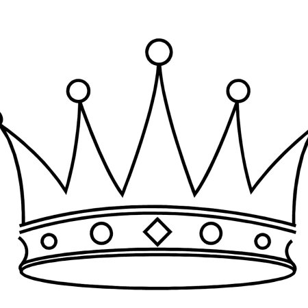 Корона раскраска