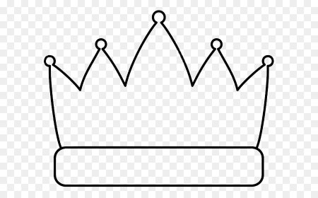 Корона принцессы контур