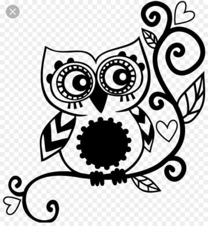 Трафареты Совы для декора