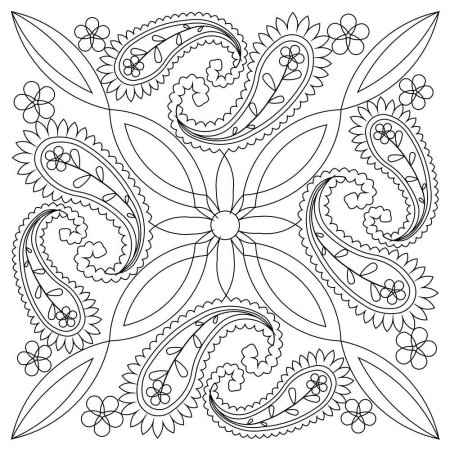 Орнаменты. Раскраска