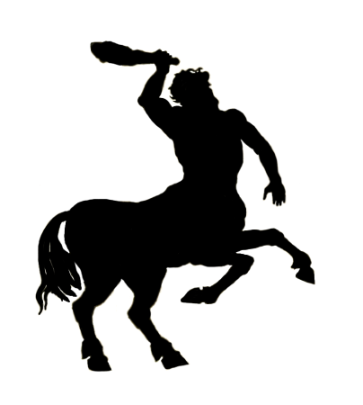 Кентавр трафарет