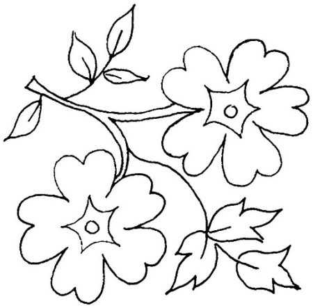 Трафареты цветов для вышивки