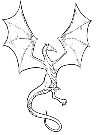 Дракон рисунок