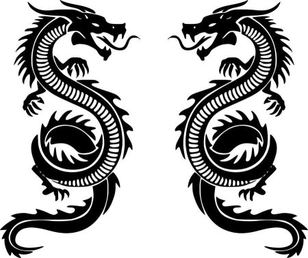 Трайбл китайский дракон