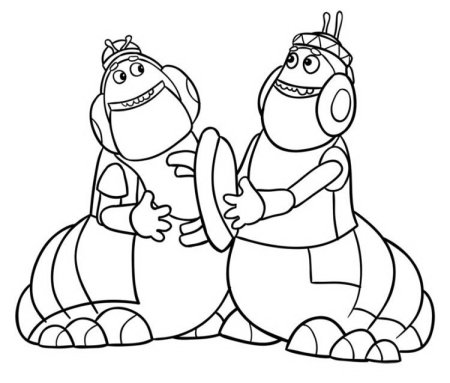 Лунтик раскраска Пупсень