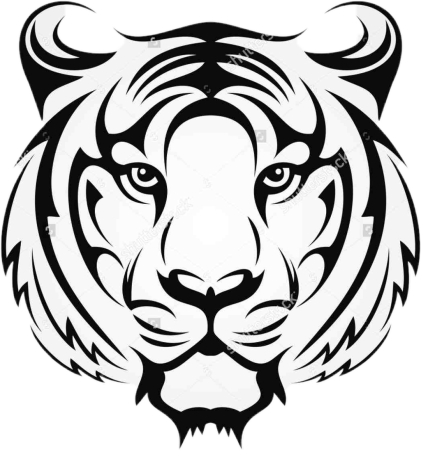Тигр трайбл эскиз