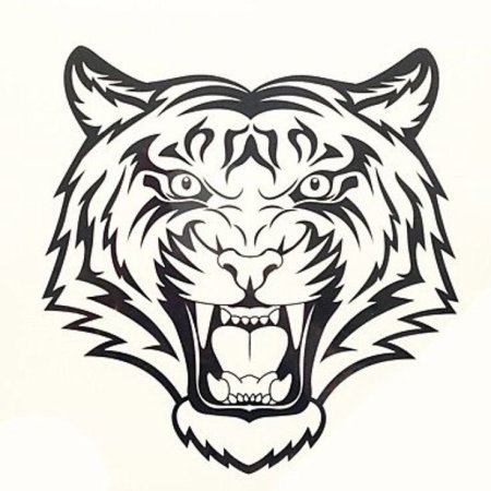 Рисунок тигра эскиз