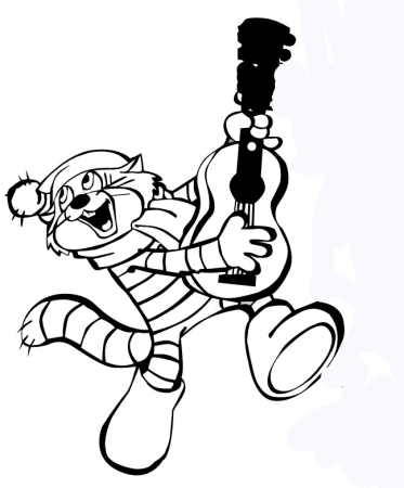 Кот Матроскин раскраска