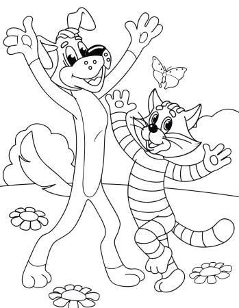 Герои Простоквашино кот Матроскин