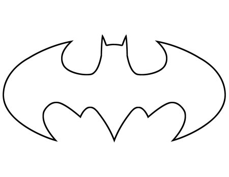 Бэтмен трафарет на торт
